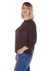 Коричневый рубашка