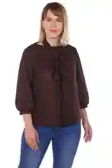 Коричневый рубашка
