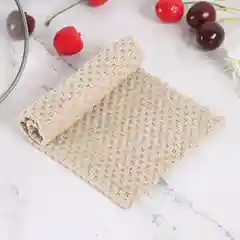 Бежевый салфетка для кухни и уборки из микрофибры/ тряпка из микрофибры