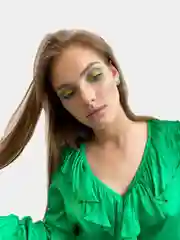 Женские серьги круглые