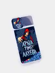 Синий чехол для Samsung Galaxy A02/A02s/A12/A32/A50/A51/S21 переливашка, защита камеры