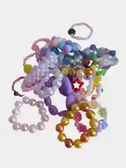 Колечки из бисера, ручная работа