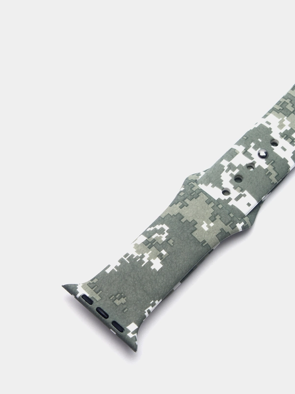 Ремешок силиконовый с рисунком для Apple Watch