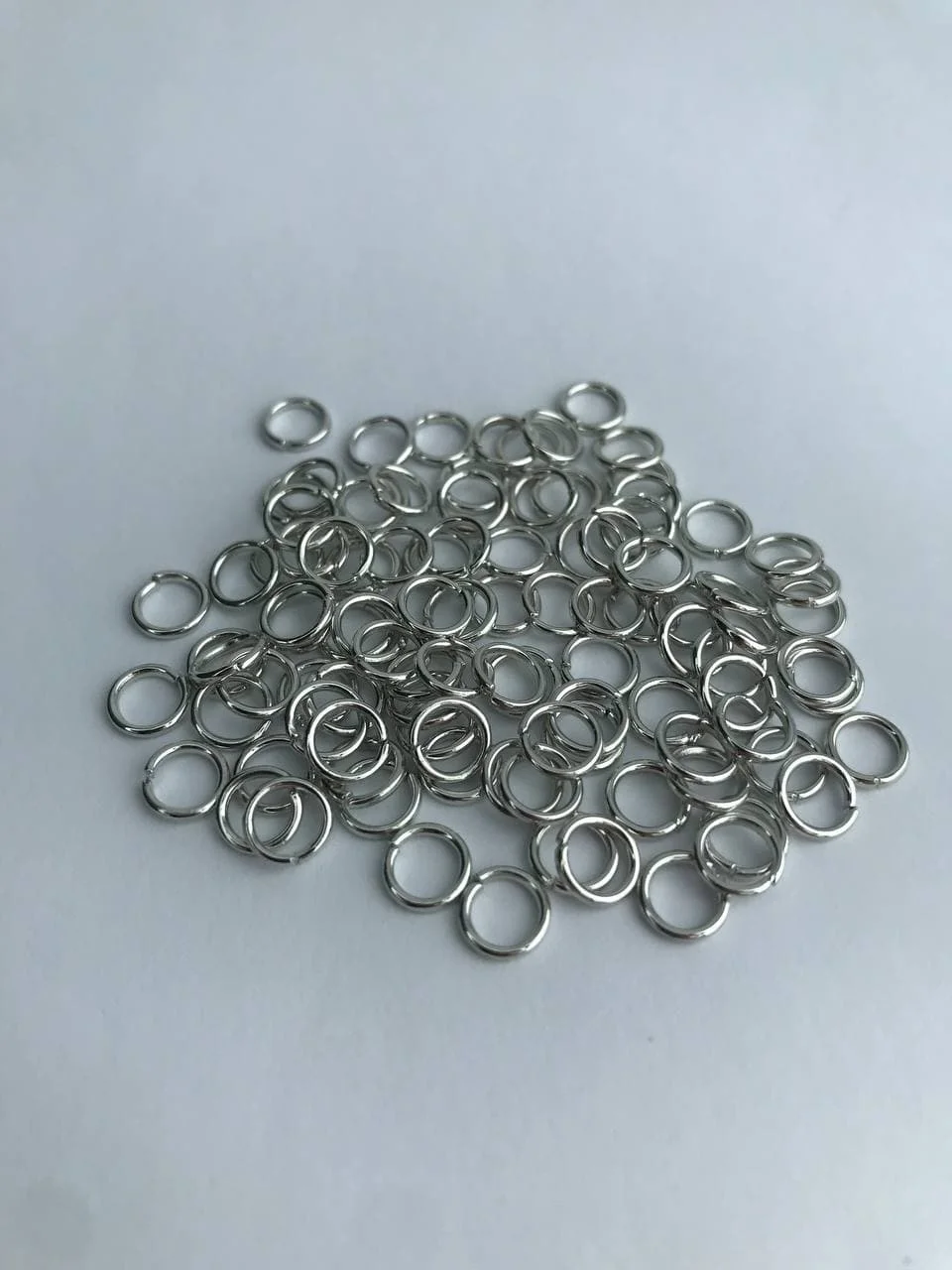 Серебряный соединительное кольцо