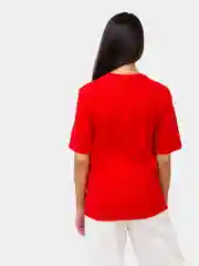 Футболка с принтом Raposa 253RED, трикотажная, женская