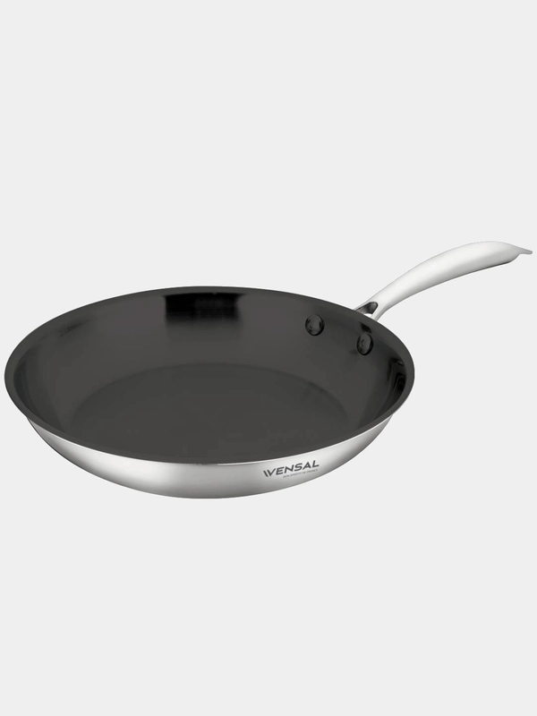 Сковорода VENSAL Le Chef VS1530 из трехслойной нержавеющей стали, 24 см