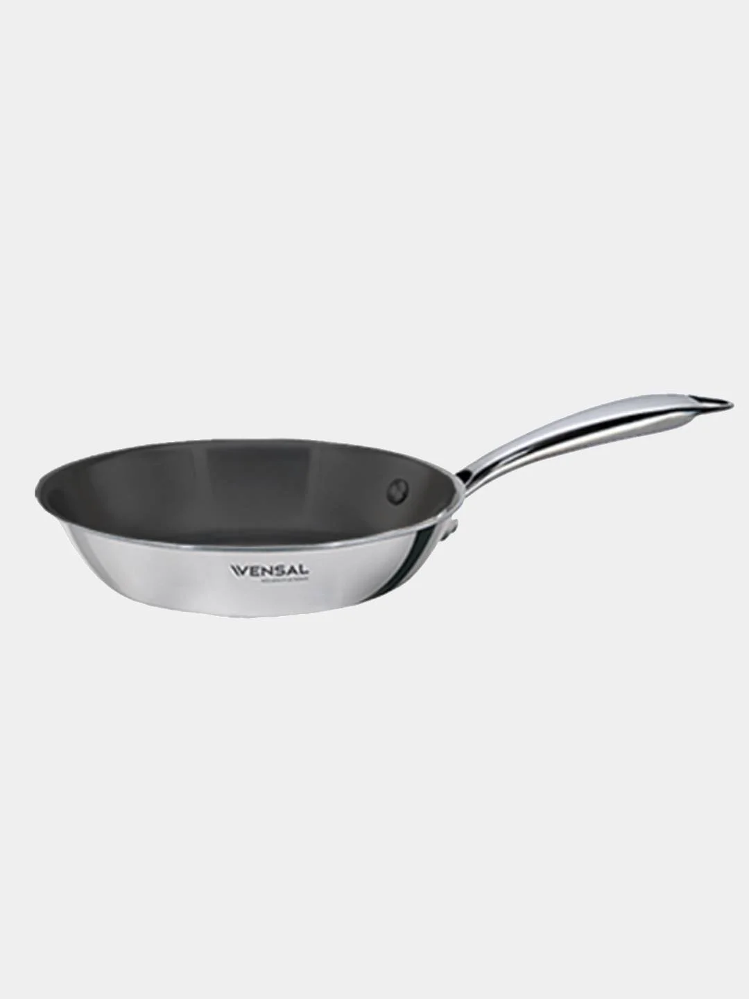 Сковорода VENSAL Le Chef VS1530 из трехслойной нержавеющей стали, 24 см