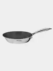 Сковорода VENSAL Le Chef VS1530 из трехслойной нержавеющей стали, 24 см