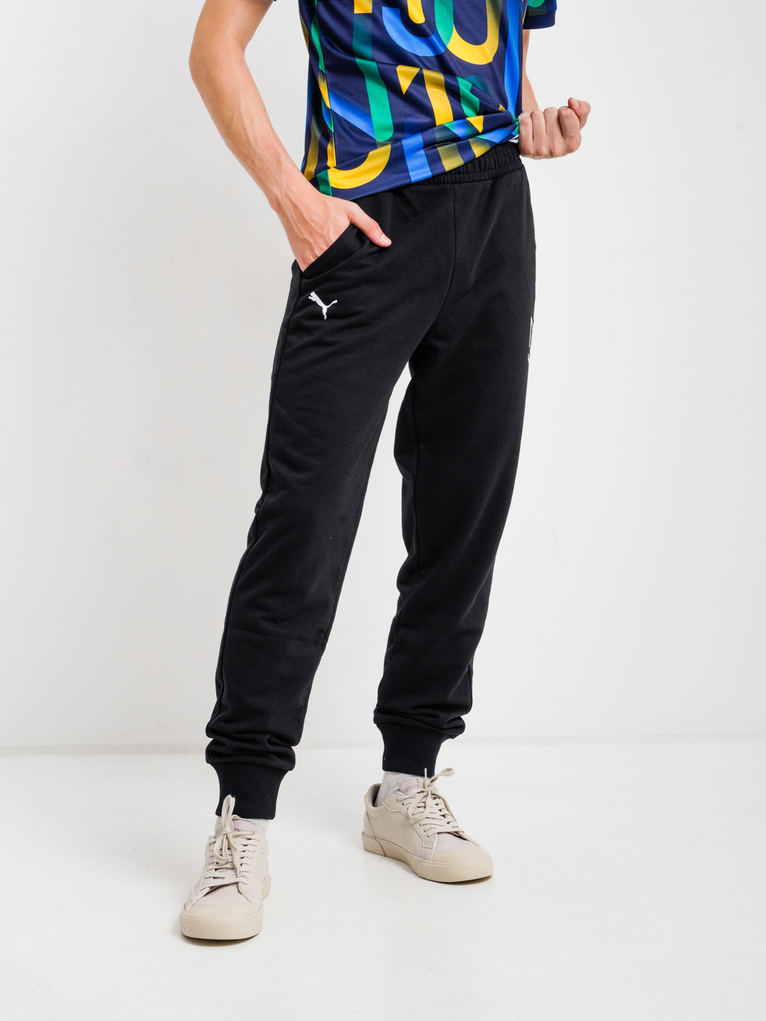 Брюки мужские спортивные, штаны Puma черные купить по цене 2993 ₽ в интернет-магазине KazanExpress