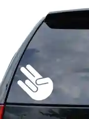Наклейка на авто "JDM Рука", 15 х 12,5 см