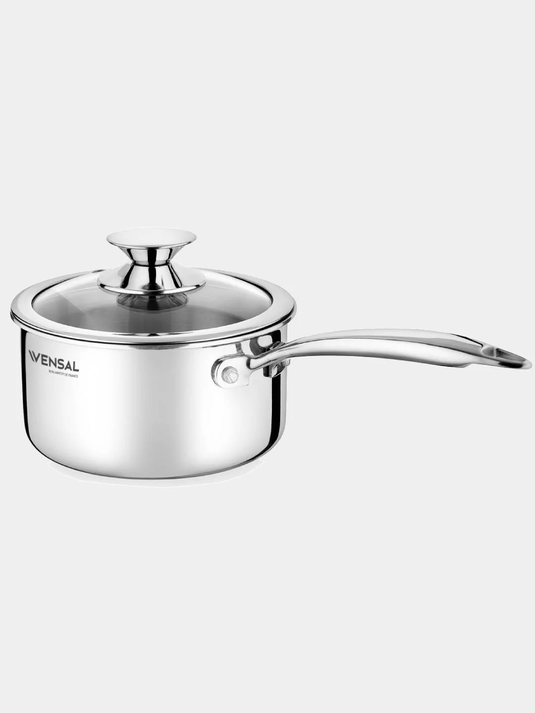 Ковш VENSAL Le Chef VS1531 из трехслойной нержавеющей стали 2,2л (18 см)