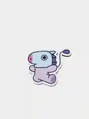 Значок деревянный "BT21 - Манг"