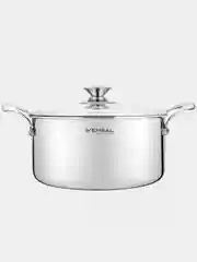 Кастрюля VENSAL Le Chef VS1533 из трехслойной нержавеющей стали 6,3л (26 см)