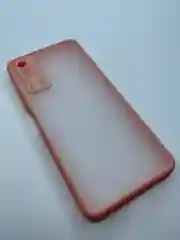 Розовый чехол для Huawei PSmart 2021 / Huawei Y7A / Enjoy 20 SE  матовый пластиковый