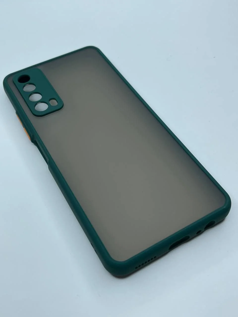 Лесной зеленый чехол для Huawei PSmart 2021 / Huawei Y7A / Enjoy 20 SE  матовый пластиковый
