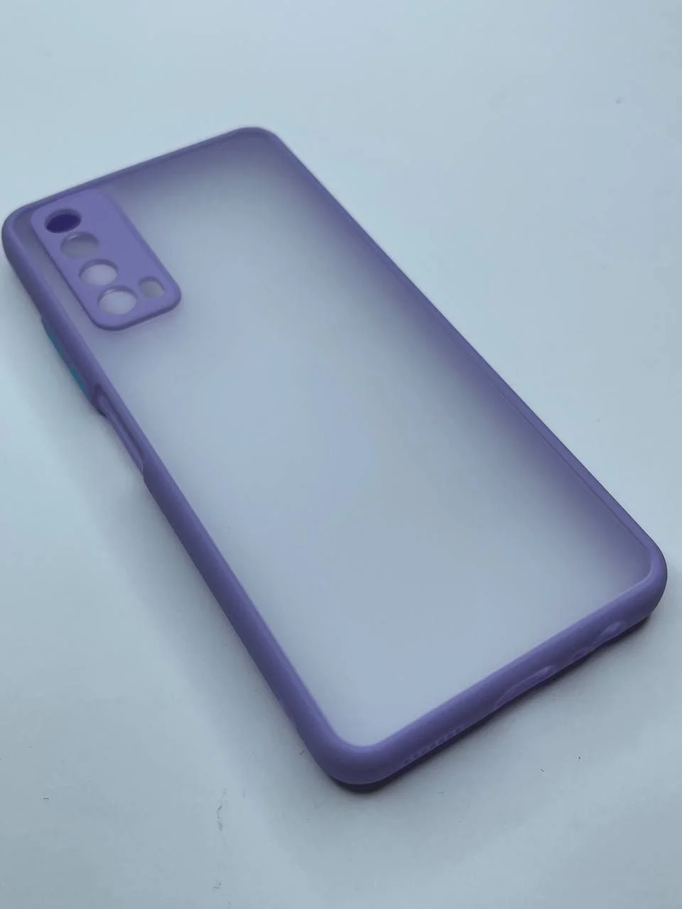 Лавандовый чехол для Huawei PSmart 2021 / Huawei Y7A / Enjoy 20 SE  матовый пластиковый