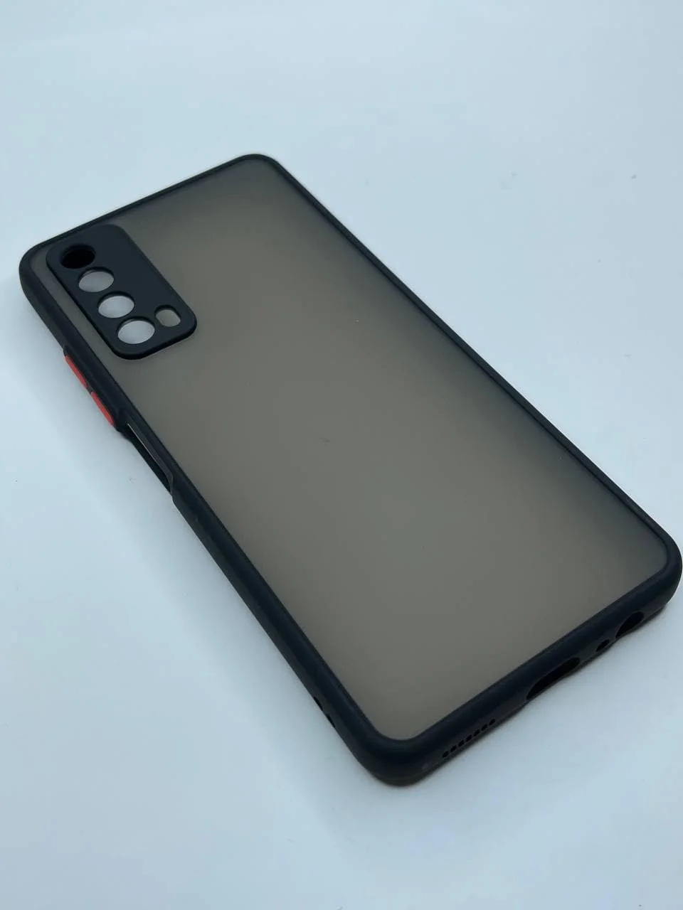 Черный чехол для Huawei PSmart 2021 / Huawei Y7A / Enjoy 20 SE  матовый пластиковый