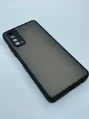 Черный чехол для Huawei PSmart 2021 / Huawei Y7A / Enjoy 20 SE  матовый пластиковый
