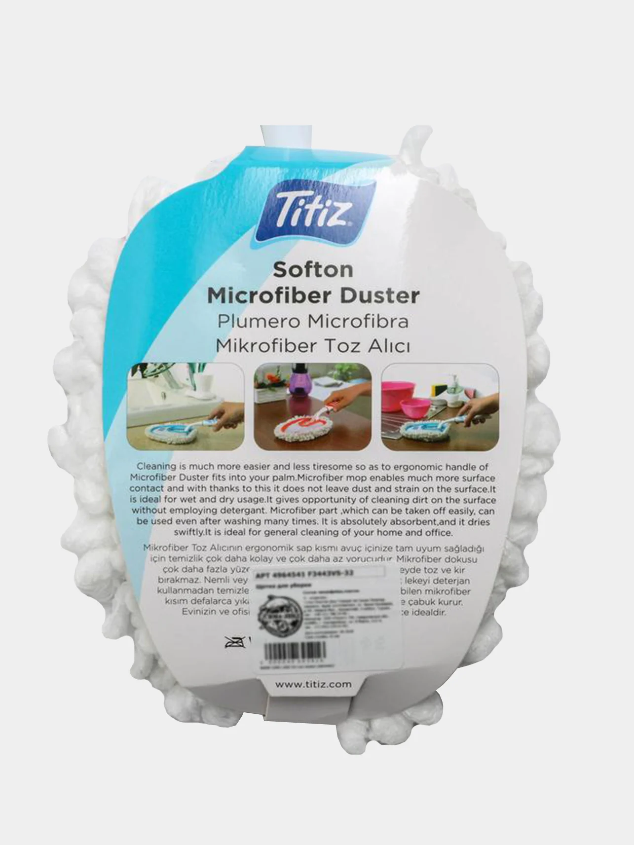 Щётка для уборки с насадкой из микрофибры Titiz
