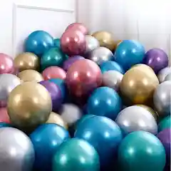 Воздушные шары хром 12" (5 шт)