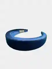 Синий объемный ободок для волос
