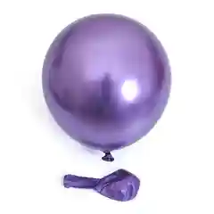 Фиолетовый воздушные шары хром 12" (5 шт)