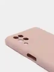 Алый чехол Samsung Galaxy A12 / M12, Галакси А12, силиконовый Silicone Cover с закрытым низом