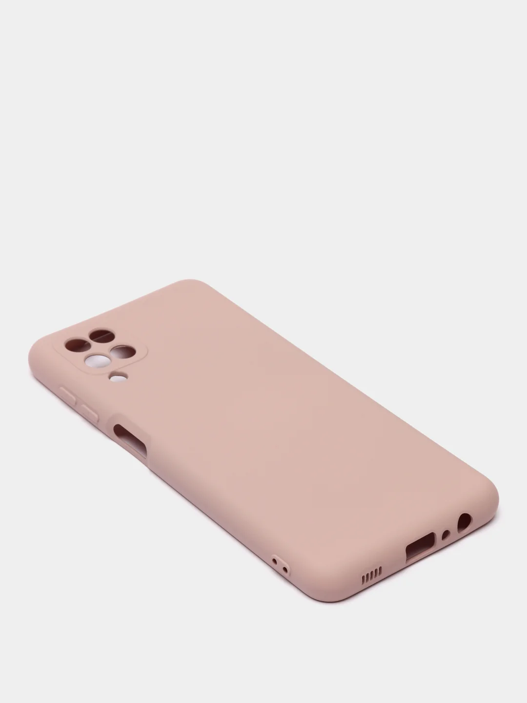 Алый чехол Samsung Galaxy A12 / M12, Галакси А12, силиконовый Silicone Cover с закрытым низом