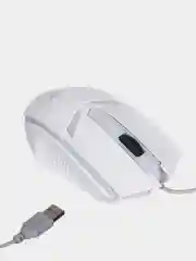 Мышь компьютерная проводная игровая, 1200 dpi, 130см, пластик