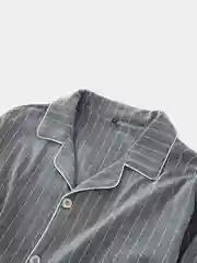 Угольный пижама из натуральных тканей
