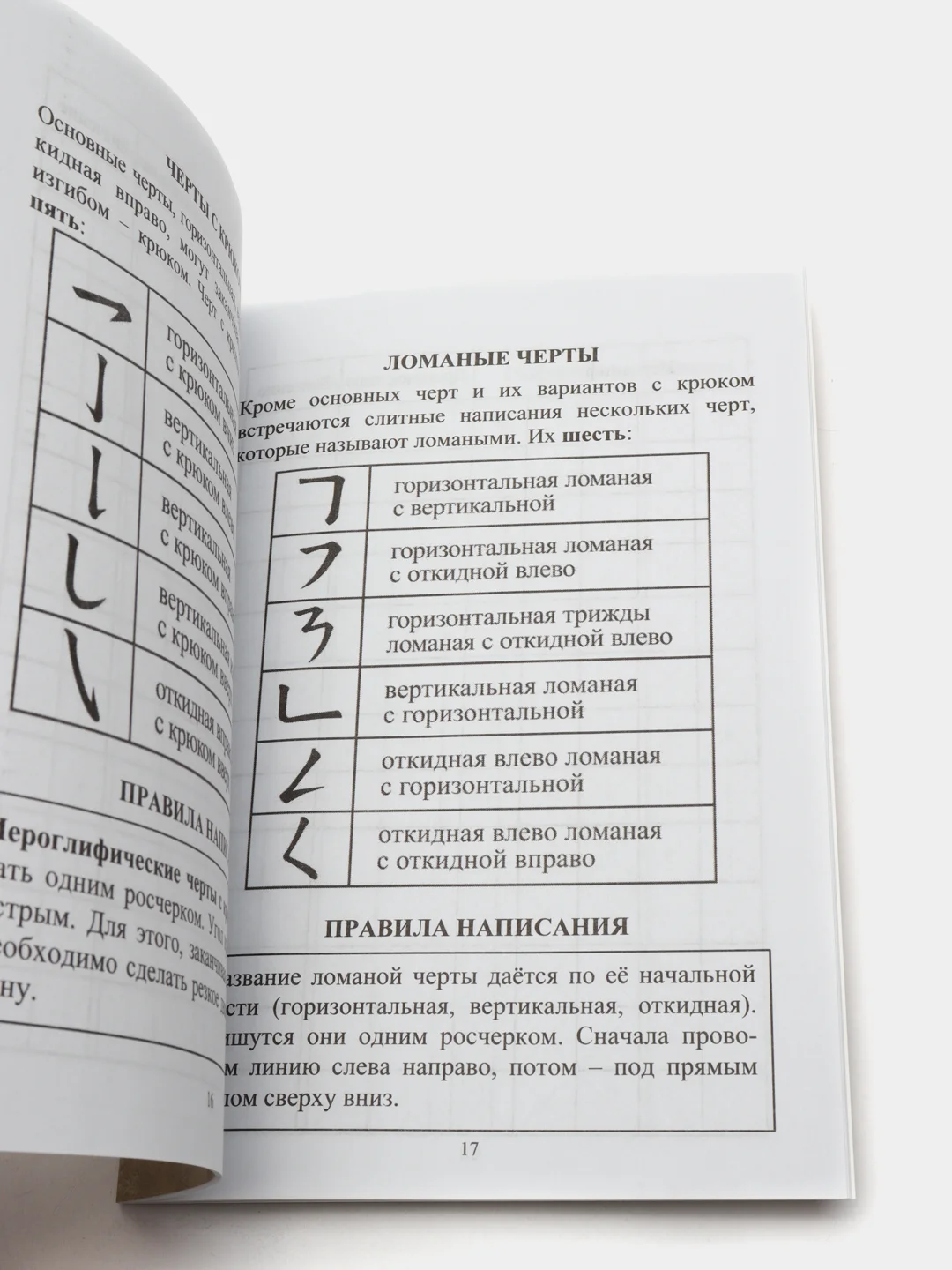 Тетрадь для записи китайских иероглифов
