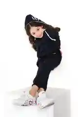 Mini Maxi / Комбинезон с капюшоном из футера для девочки и мальчика (98-122)