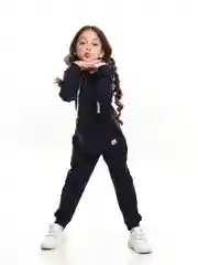 Mini Maxi / Комбинезон с капюшоном из футера для девочки и мальчика (98-122)