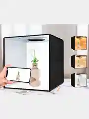 Черный фотобокс светодиодный - 40 х 40 х 40 см