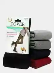 Черный термо-колготки на верблюжьем меху для школьников DOVER