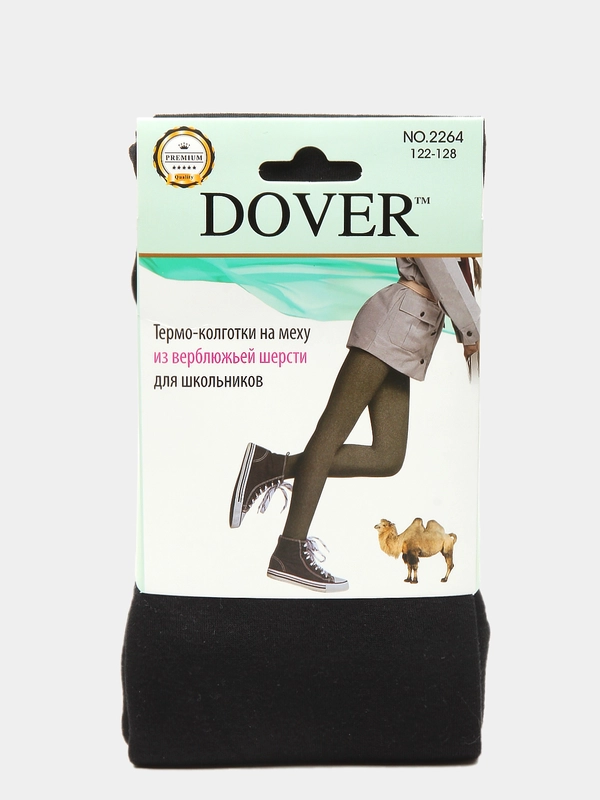 Термо-колготки на верблюжьем меху для школьников DOVER