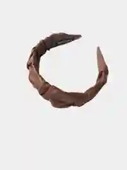 Ободок для волос кожаный