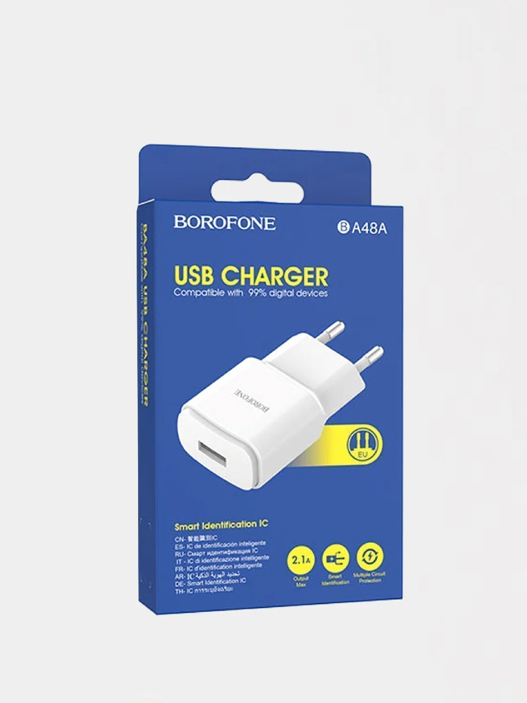 Зарядка для iPhone 6 / 7 / 8 / X / XS (адаптер, блок питания 2.1A)