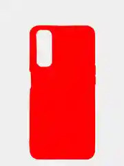 Красный чехол Realme 7 силиконовый