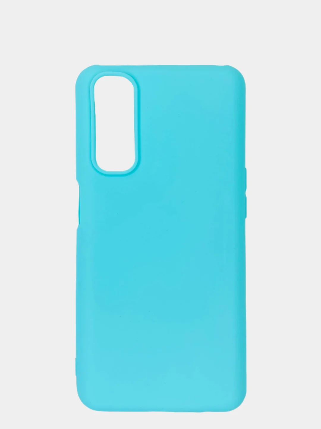 Бирюзовый чехол Realme 7 силиконовый