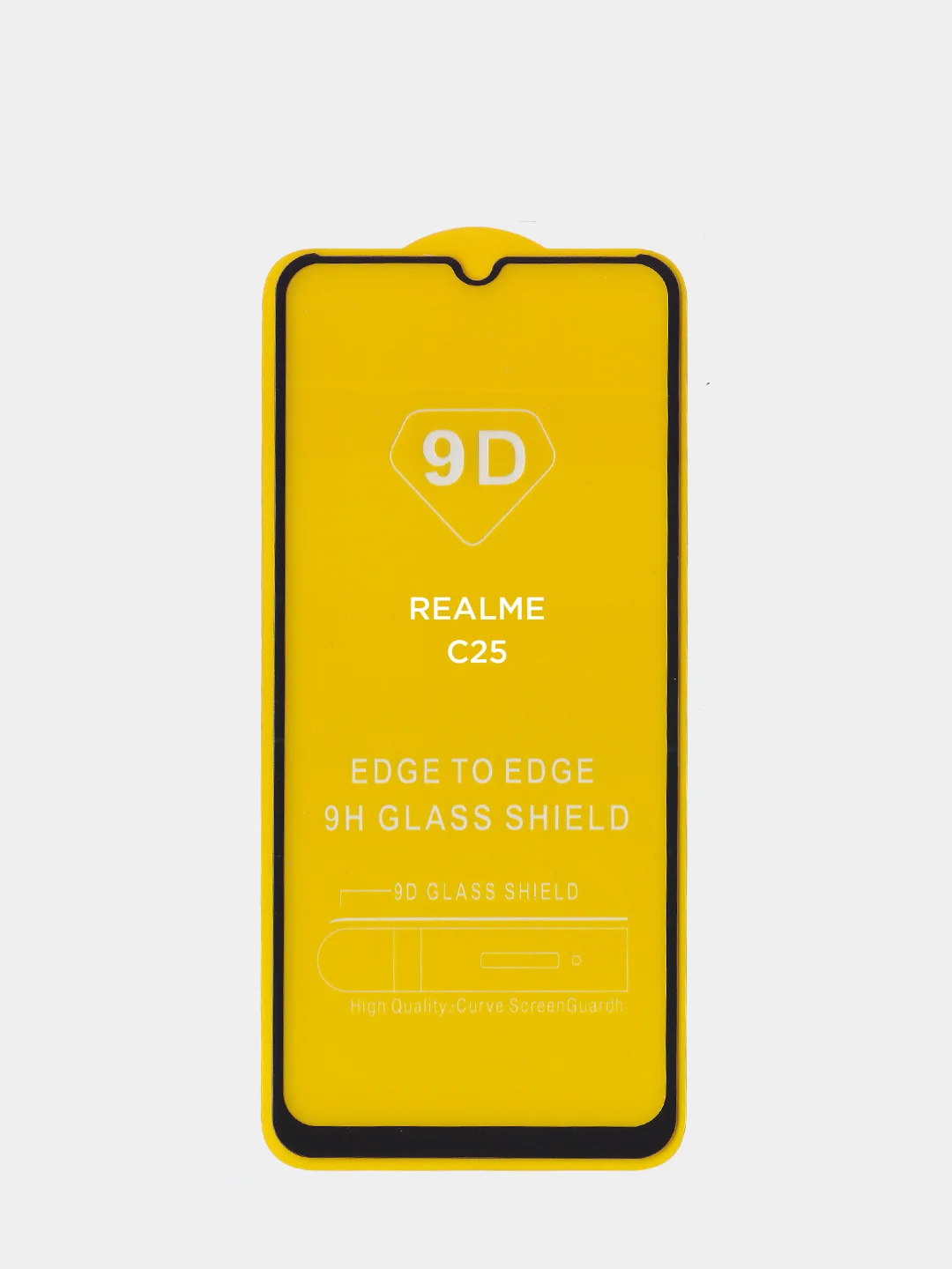Защитное стекло 9D Full Glue для REALME 6 Pro/6i/8/C11/C15/C20/C21/C25/6S/7/X3 SuperZoom