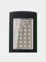 Оранжевый фонарь подвесной 28+4 LED, 12х6х2 см
