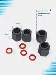 Колпачки на ниппель с логотипом автомобиля
