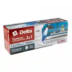Пылесос вертикальный ручной Delta DL-0849, 1000 Вт