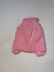Розовый шапка на завязках для девочки