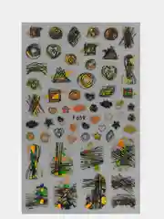 Наклейки для дизайна ногтей