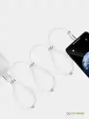 Белый кабель для зарядки iPhone / Lighting магнитный
