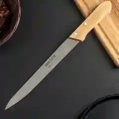 Нож кухонный для мяса "Гастрономический", лезвие 23,5 см, деревянная рукоять