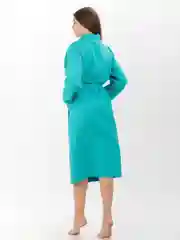 Халат банный вафельный, Изумруд