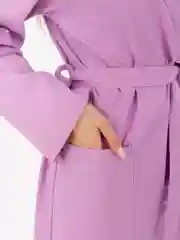 Халат банный вафельный, Сирень